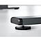 Schreibtisch Standard, C-Fuß, Rechteck, elektrisch höhenverstellbar, T 800 x H 725-1185 mm, diverse Breiten & diverse Dekore