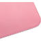 Schreibtischunterlage Sigel, beidseitig nutzbar, einrollbar, für alle Maustypen, B 800 x T 2 x H 300 mm, Kunstleder, rosa-silber