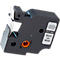 Schriftband kompatibel zu Dymo® Beschriftungsband D1/45803, selbstklebend, weiß/schwarz, Kunststoff, L 7 m x B 19 mm