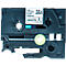 Schriftband TZe-R231 12 mm, weiss/schwarz