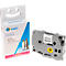 Schrijfband compatibel met Brother-markeerband TZe-241, zelfklevend, wit/zwart, kunststof gelamineerd, L 8 m x B 18 mm