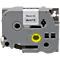 Schrijfband compatibel met Brother-markeerband TZe-251, zelfklevend, wit/zwart, kunststof, L 7 m x B 24 mm