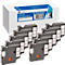 Schrijflint G&amp;G, compatibel met Dymo D1/40913, 10 stuks, ablsbar, B 9 x L 7000 mm, wit