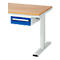 Schubladenblock, 1 Schublade, für Arbeitstische Serie adlatus 300, Tragkraft 35 kg