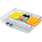 Schubladeneinsatz HAN, für Impuls/Systembox Karma, 6 Fächer, Tragegriff, B 237 x T 180 x H 40 mm, transparent