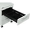 Schubladenunterteilung für Rollcontainer 1333, L 330 mm, Querteiler, Metall, schwarz