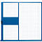 Schuifdeur, voor gaas scheidingswandsysteem, B 2238 x H 2110 mm, blauw