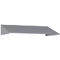 Schuin dak uitbouw voor C+P lockerkast Resisto, helling 26°, B 1148 x D 640 x H 230 mm, staal, aluminium wit RAL 9006