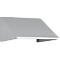 Schuin dak uitbouw voor C+P lockerkast Resisto, helling 26°, B 396 x D 540 x H 230 mm, staal, lichtgrijs RAL 7035