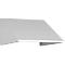 Schuin dak uitbouw voor C+P lockerkast Resisto, helling 26°, B 396 x D 540 x H 230 mm, staal, verkeerswit RAL 9016