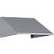 Schuin dak uitbouw voor C+P lockerkast Resisto, helling 26°, B 396 x D 640 x H 230 mm, staal, aluminium wit RAL 9006