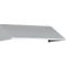 Schuin dak uitbouw voor C+P lockerkast Resisto, helling 26°, B 772 x D 540 x H 230 mm, staal, lichtgrijs RAL 7035
