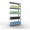 Schulte Lagertechnik boltless shelving system MULTIplus 250, bolt-on shelving, length bolt, 2000x1000x300 mm, 5 shelves, galvanized