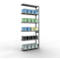 Schulte Lagertechnik boltless shelving system MULTIplus 250, bolt-on shelving, length bolt, 2500x1000x300 mm, 6 shelves, galvanized