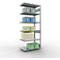 Schulte Lagertechnik boltless shelving system MULTIplus 250, bolt-on shelving, length bolt, 2500x1000x600 mm, 6 shelves, galvanized