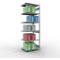 Schulte Lagertechnik boltless shelving system MULTIplus 250, bolt-on shelving, length bolt, 3000x1000x800 mm, 7 shelves, galvanized