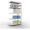 Schulte Lagertechnik boltless shelving system MULTIplus 250, boltless add-on shelving, length bolt, 2000x1000x500 mm, 5 shelves, light grey