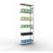Schulte Lagertechnik boltless shelving system MULTIplus 250, boltless add-on shelving, length bolt, 3000x1000x400 mm, 7 shelves, light grey