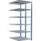 SCHULTE Lagertechnik - Boutloze dubbele stapelbak type 150 - 2500x1000x2x600 mm 2x6 schappen