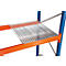 Schulte Lagertechnik Caillebotis à poser à fleur de longeron pour rayonnage à palettes, L 3600 x P 800 mm, pour profondeur de longeron 50 mm, galvanisé, 3 pièces