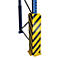 Schulte Lagertechnik Coin de protection en L pour rayonnages à palettes, H 800 mm, jaune/noir