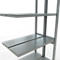 SCHULTE Lagertechnik Doppel-Anbauregal Stecksystem, MULTIPlus250, 3000x1000x(2x300) mm, 14 Böden, verzinkt