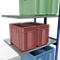 SCHULTE Lagertechnik Doppel-Anbauregal Stecksystem, MULTIPlus250, 3000x1000x(2x400) mm, 14 Böden, verzinkt
