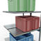 SCHULTE Lagertechnik Doppel-Anbauregal Stecksystem, MULTIPlus250, 3000x1000x(2x500) mm, 14 Böden, verzinkt
