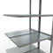 SCHULTE Lagertechnik Doppel-Anbauregal Stecksystem, MULTIPlus250, 3000x1000x(2x500) mm, 14 Böden, verzinkt