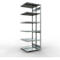SCHULTE Lagertechnik Doppel-Anbauregal Stecksystem, MULTIPlus250, 3000x1000x(2x500) mm, 14 Böden, verzinkt