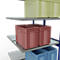 SCHULTE Lagertechnik Doppel-Anbauregal Stecksystem, MULTIPlus250, 3000x1000x(2x600) mm, 14 Böden, verzinkt