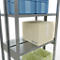 SCHULTE Lagertechnik - Doppel-Grundregal Stecksystem MULTIPlus250 - 2500x1000x(2x300) mm, 14 Böden, verzinkt