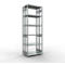 SCHULTE Lagertechnik - Doppel-Grundregal Stecksystem MULTIPlus250 - 2500x1000x(2x300) mm, 14 Böden, verzinkt