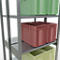 SCHULTE Lagertechnik - Doppel-Grundregal Stecksystem MULTIPlus250 - 3000x1000x(2x400) mm, 14 Böden, verzinkt
