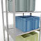 SCHULTE Lagertechnik - Doppel-Grundregal Stecksystem MULTIPlus250 - 3000x1000x(2x500) mm, 14 Böden, verzinkt