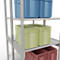 SCHULTE Lagertechnik - Doppel-Grundregal Stecksystem MULTIPlus250 - 3000x1000x(2x600) mm, 14 Böden, verzinkt