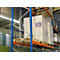 Schulte Lagertechnik draadgaas achterwand voor staanderframes S625-A18, S635-B20 en S645-B25, B 3600 x H 1000 mm, blauw/verzinkt