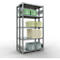 SCHULTE Lagertechnik - Dubbel legbordstelling. Type 250 kg - 2000x1000x2x300 mm, 10 schappen