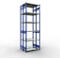 SCHULTE Lagertechnik - Dubbele basisrekken MULTIPlus250 insteeksysteem - 3000x1000x(2x400) mm, 14 legborden, gegalvaniseerd