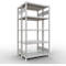 SCHULTE Lagertechnik - Dubbele legbordstellingen. Type 250 kg - 2000x1000x2x400 mm, 10 schappen
