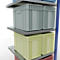 Schulte Lagertechnik Fachbodenregal-Stecksystem MULTIplus 250, Anbauregal, Längenriegel, 2000x750x800 mm, 5 Böden, enzianblau/verzinkt