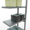 Schulte Lagertechnik Fachbodenregal-Stecksystem MULTIplus 250, Anbauregal, Längenriegel, 2500x750x400 mm, 6 Böden, verzinkt