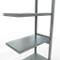 Schulte Lagertechnik Fachbodenregal-Stecksystem MULTIplus 250, Anbauregal, Längenriegel, 2500x750x400 mm, 6 Böden, verzinkt