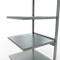 Schulte Lagertechnik Fachbodenregal-Stecksystem MULTIplus 250, Anbauregal, Längenriegel, 2500x750x800 mm, 6 Böden, verzinkt
