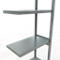 Schulte Lagertechnik Fachbodenregal-Stecksystem MULTIplus 250, Anbauregal, Längenriegel, 3000x750x400 mm, 7 Böden, verzinkt