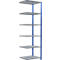 Schulte Lagertechnik Fachbodenregal Stecksystem MultiPlus250, Anbauregal, 6 Fachböden, Kreuzstrebe, B 750 x T 600 x H 2500 mm, Enzianblau RAL 5010