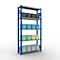Schulte Lagertechnik Fachbodenregal Stecksystem MultiPlus250, Grundregal, 5 Fachböden, Kreuzstrebe, B 1000 x T 300 x H 2000 mm, Enzianblau RAL 5010