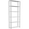 Schulte Lagertechnik Fachbodenregal Stecksystem MultiPlus250, Grundregal, 6 Fachböden, Kreuzstrebe, B 1000 x T 300 x H 2500 mm, Lichtgrau RAL 7035