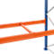 Schulte Lagertechnik Inbouwdieptehouder, voor spaanplaat 38 mm, raildiepte 50 mm, framediepte 1100 mm, oranje, 1 st.