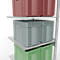 SCHULTE Lagertechnik - Insteekbevestiging met lengtebout - 2500x750x800 mm, type 150 kg
